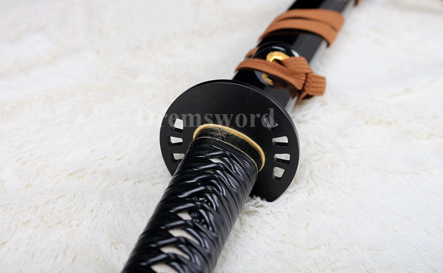 hand forged movie Kill Bill Sword Japanese Samurai Katana Clay Tempered T10 Steel Razor Sharp full tang Blade