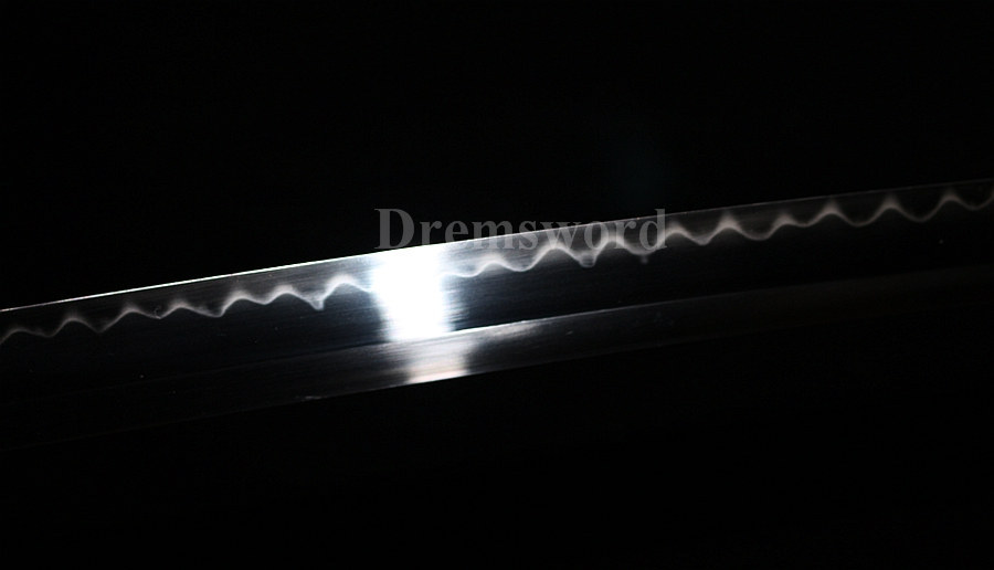 Fully hand forged Clay tempered T10 steel japanese Katana sword battle ready Functional full tang sharp.