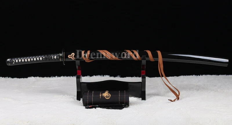 hand forged movie Kill Bill Sword Japanese Samurai Katana Clay Tempered T10 Steel Razor Sharp full tang Blade
