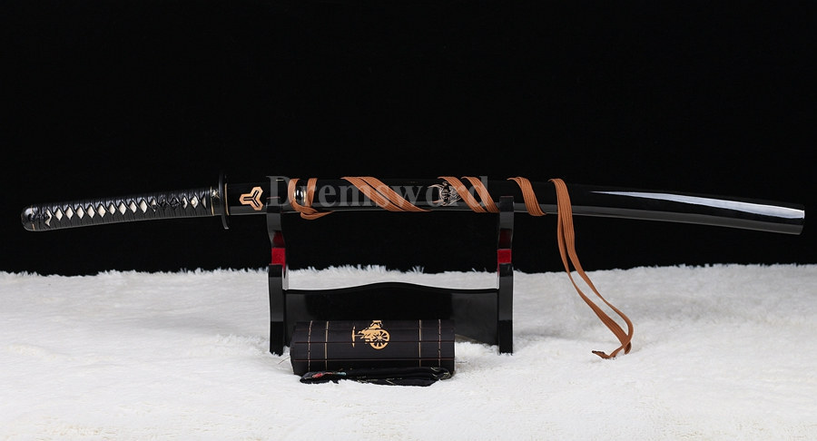 hand forged movie Kill Bill Sword Japanese Samurai Katana Clay Tempered T10 Steel Razor Sharp full tang Blade