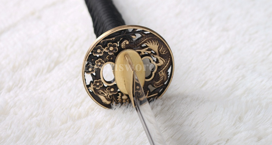 Hand Forged Naginata Clay Tempered T10 steel Japanese Samurai Sword Battle ready Razor Sharp Full Tang Blade