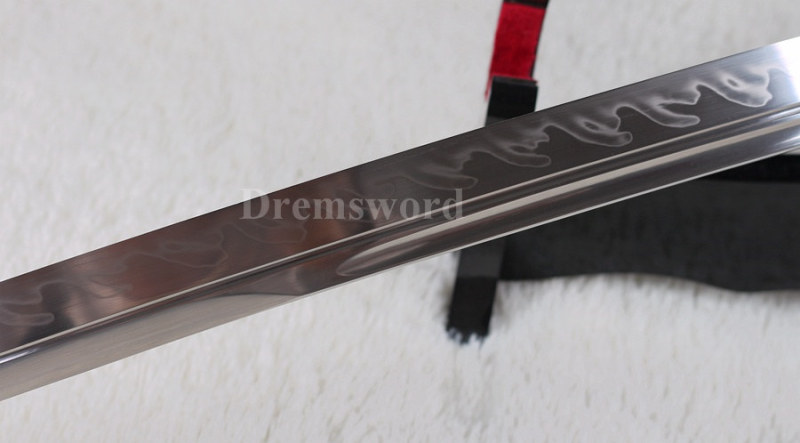 Hand Forged Naginata Clay Tempered T10 steel Japanese Samurai Sword Battle ready Razor Sharp Full Tang Blade