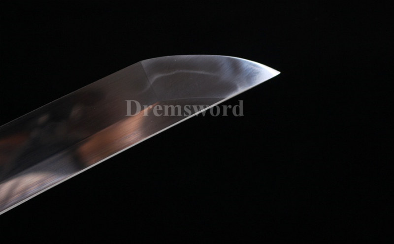 Hand forged Clay tempered T10 steel japanese samurai katana sword full tang sharp battle ready eagle Theme tsuba set.