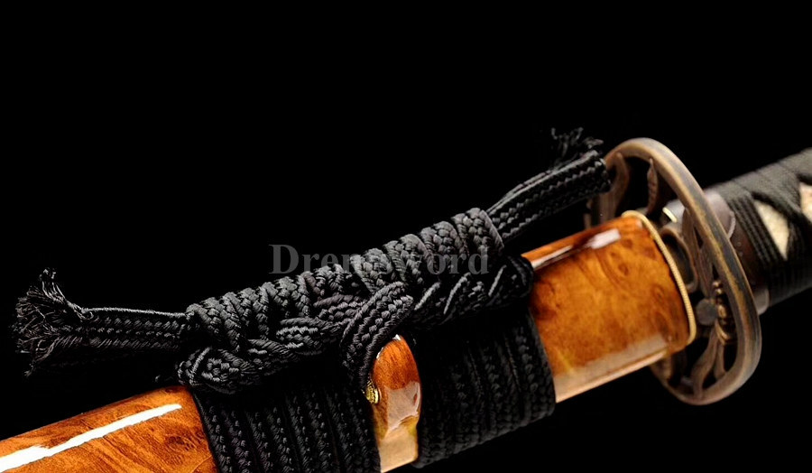 Hand forged Clay tempered  CHOJI hamon T10 steel japanese samurai katana sword full tang battle ready sharp.
