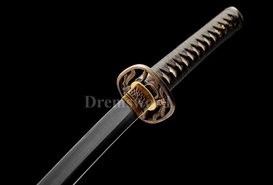 Hand forged Clay tempered  CHOJI hamon T10 steel japanese samurai katana sword full tang battle ready sharp.