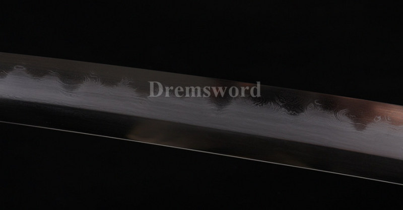 Fully handmade Japanese Tachi Sword Folded Steel Clay Tempered Full Tang Sharp Abrasive Blade