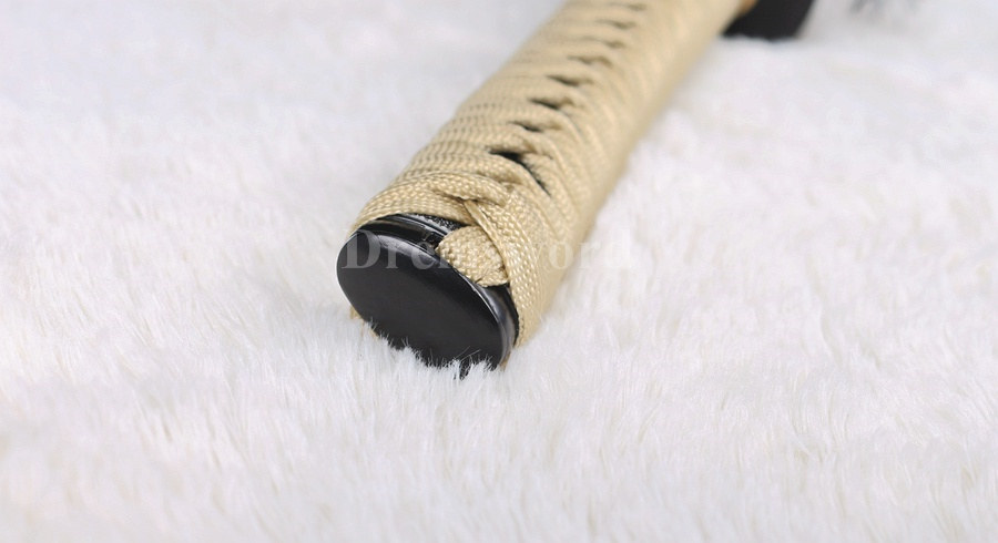 Handmade katana Clay Tempered T10 steel real（火焰）Hamon Japanese Samurai Sword full tang sharp.