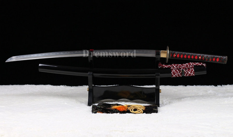 100% Hand forged Clay tempered T10 Folded Steel Japanese Samurai Katana Sword full tang battle ready sharp.