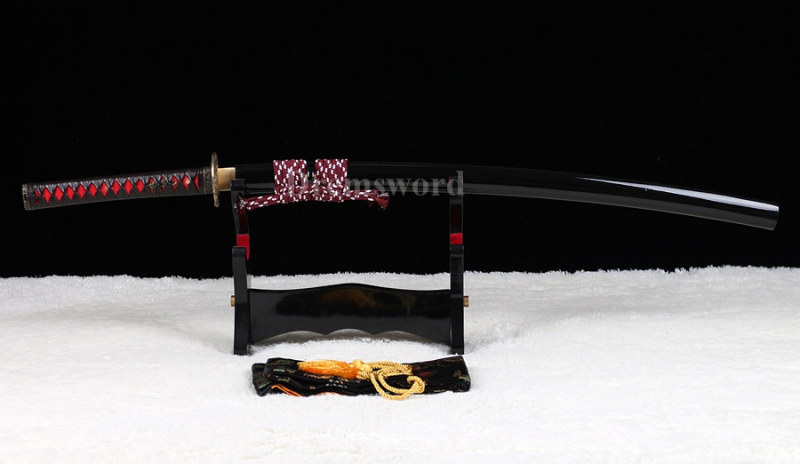 100% Hand forged Clay tempered T10 Folded Steel Japanese Samurai Katana Sword full tang battle ready sharp.