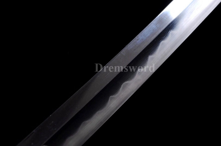 Handmade katana Clay Tempered Folded Steel Japanese samurai Sword full tang Blade Razor Sharp.