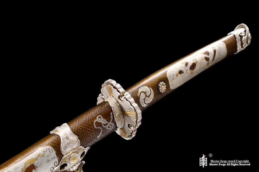 Japanese Tachi Battle Ready samurai Sword Folded Steel Clay Tempered ...