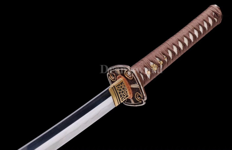 Handmade katana Clay Tempered Folded Steel Japanese samurai Sword full tang Blade Razor Sharp.