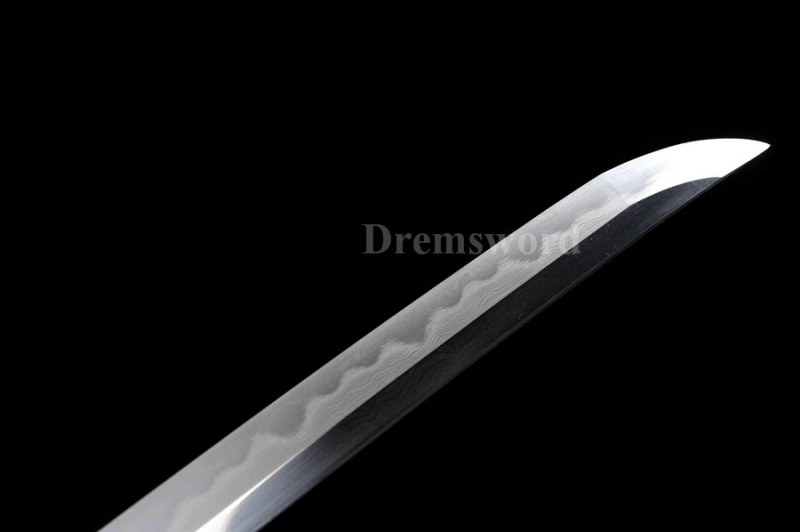 Clay Tempered Hand forged katana Folded Steel Japanese samurai Sword full tang Blade Razor Sharp.