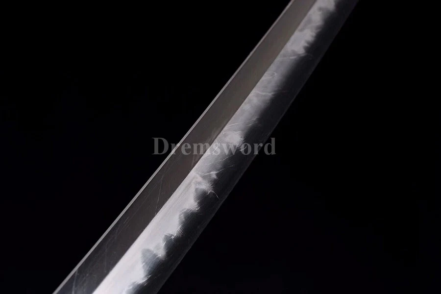 Japanese Tachi Battle Ready samurai Sword Folded Steel Clay Tempered ...
