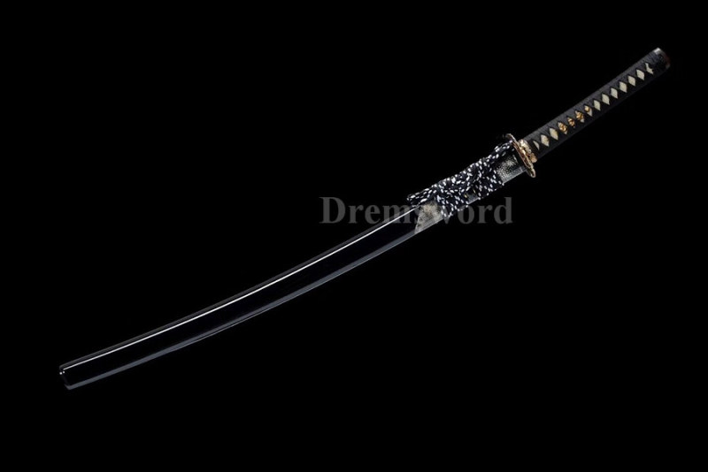 Clay Tempered Hand forged katana Folded Steel Japanese samurai Sword full tang Blade Razor Sharp.