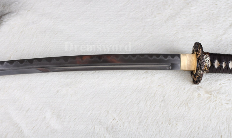 Fully handmade Clay Tempered Folded Steel katana Japanese samurai Sword full tang Blade battle ready Razor Sharp.