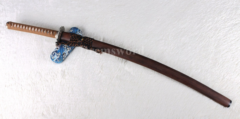 Clay Tempered Folded Steel katana handmade Japanese samurai Sword full tang Blade battle ready Sharp.