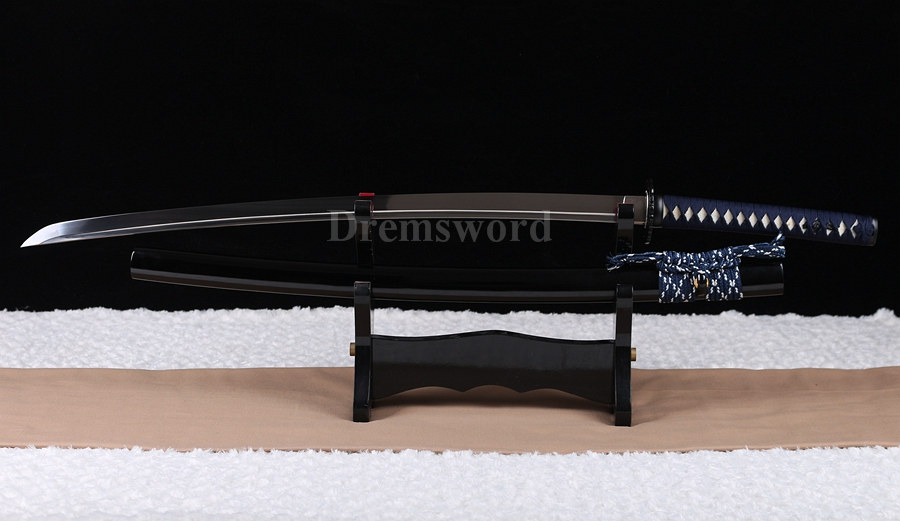 Spring Sword 9260 spring steel katana Japanese Samurai Sword sharp full tang blade ...