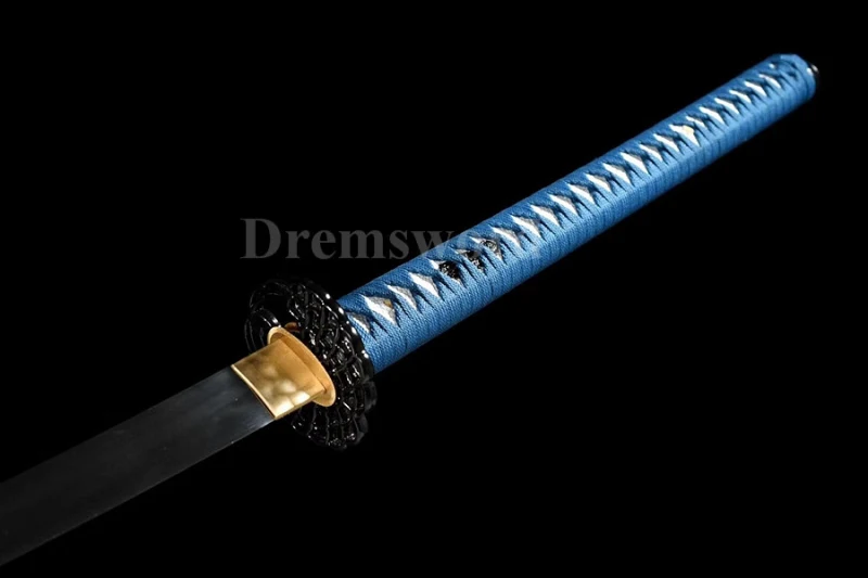 Nagamaki 9260 spring Steel Japanese samurai Sword Full Tang batttle ready sharp.