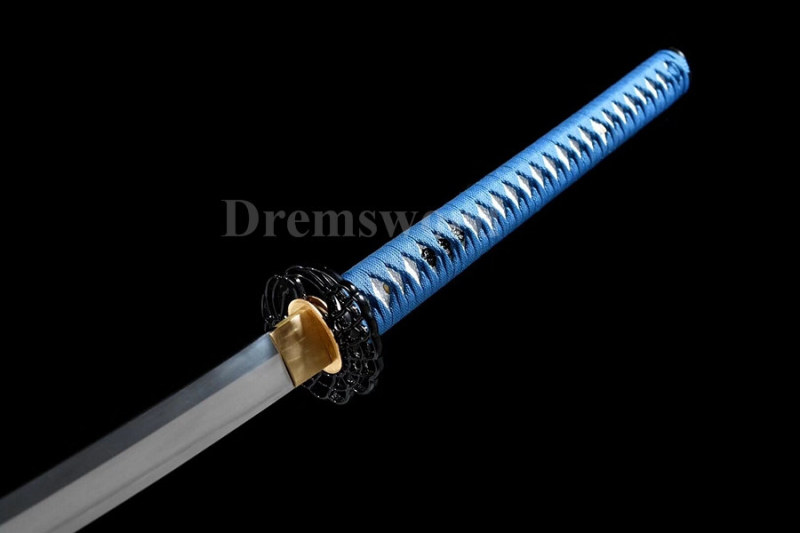 Nagamaki 9260 spring Steel Japanese samurai Sword Full Tang batttle ready sharp.