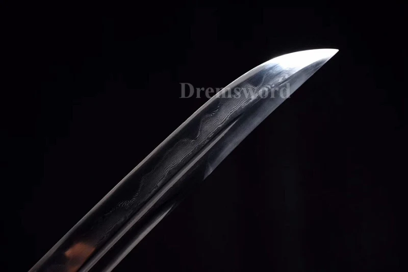 Hand forge folded steel clay tempered Chinese tai ji Sword 太极刀 battle ready.