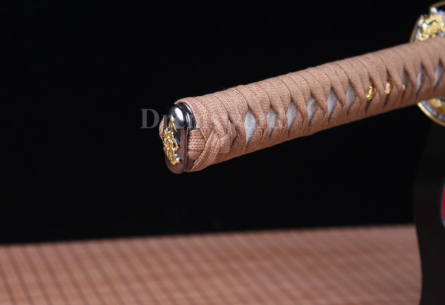 hand forge damascus Folded Steel wakizashi Japanese Samurai Sword Full Tang Sharp Blade.