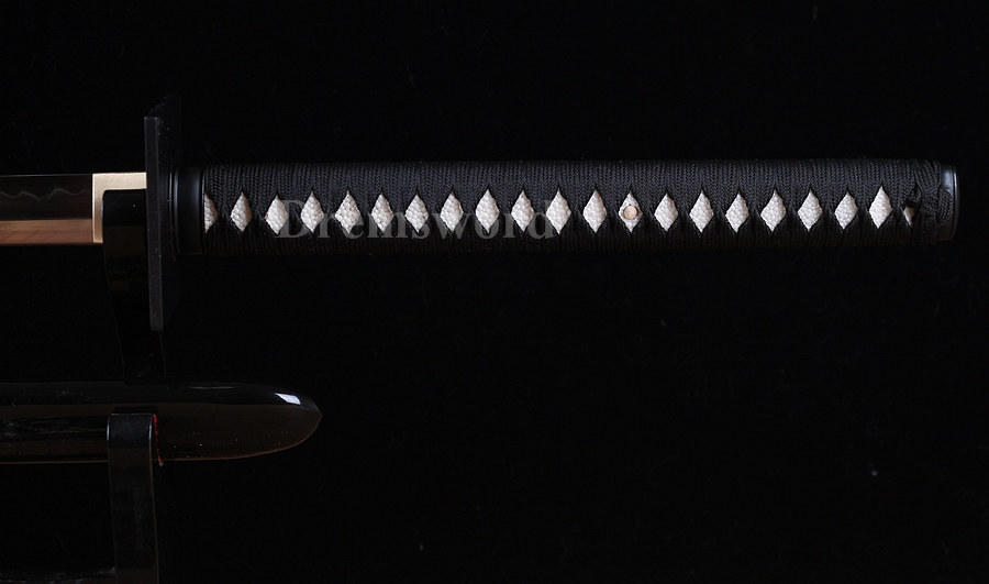 Clay tempered Ninja t10 steel japanese samurai sword full tang razor sharp battle ready.