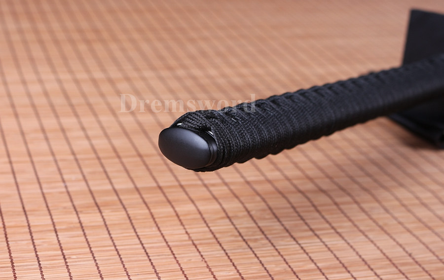 Clay tempered Ninja t10 steel japanese samurai sword full tang razor sharp battle ready.