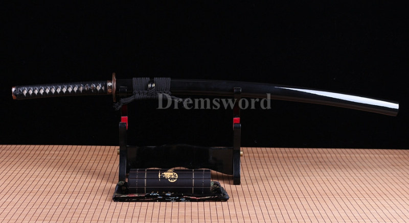 Choji hamon Clay tempered T10 steel  japanese samurai katana sword full tang razor sharp.