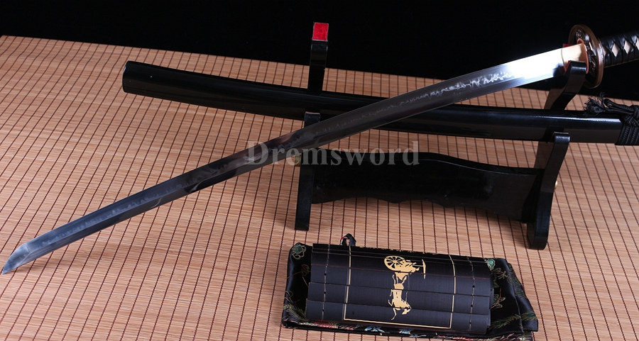 Choji hamon Clay tempered T10 steel  japanese samurai katana sword full tang razor sharp.