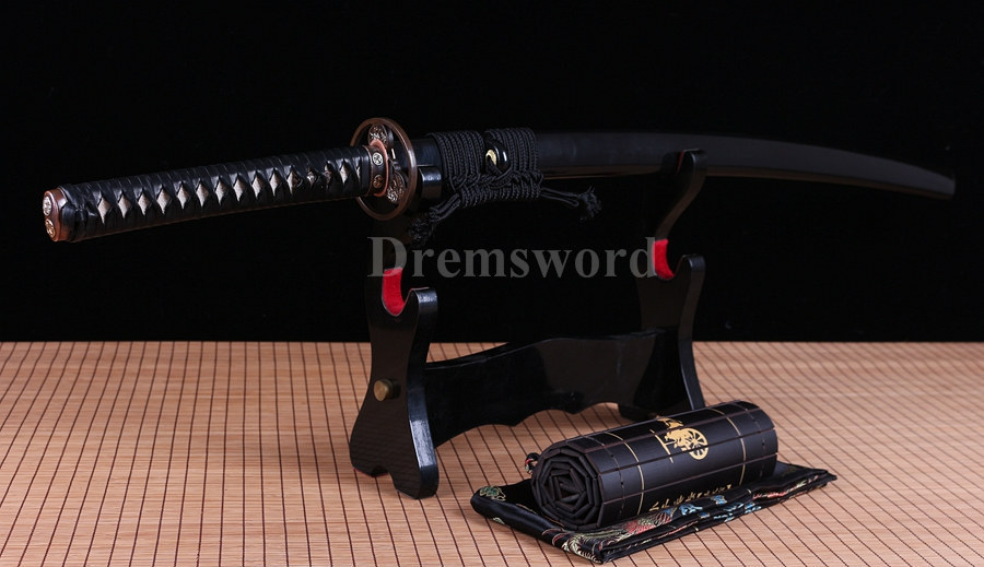 Choji hamon Clay tempered T10 steel  japanese samurai katana sword full tang razor sharp.