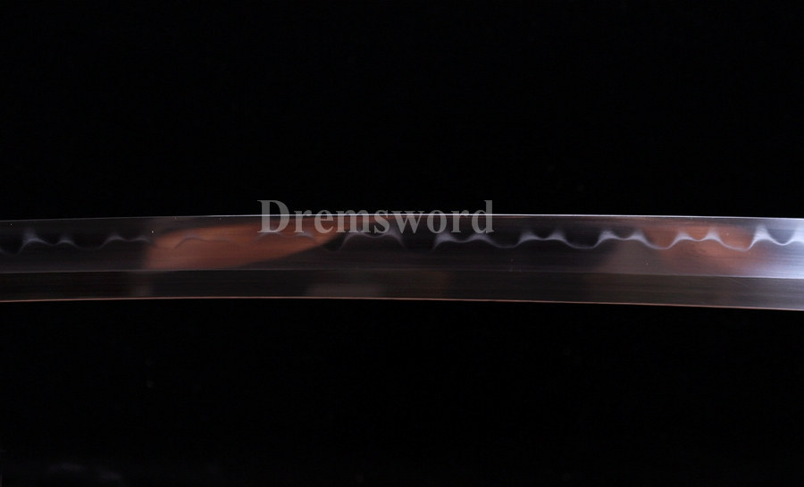 Clay tempered T10 steel sharp katana japanese samurai sword full tang battle ready.