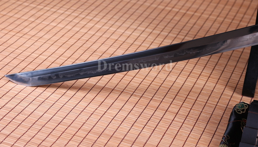 Choji hamon Clay tempered T10 steel  japanese samurai katana sword full tang razor sharp.