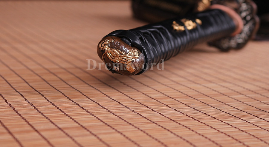 hand forge T10 steel Clay tempered Choji hamon katana japanese samurai sword full tang razor sharp.