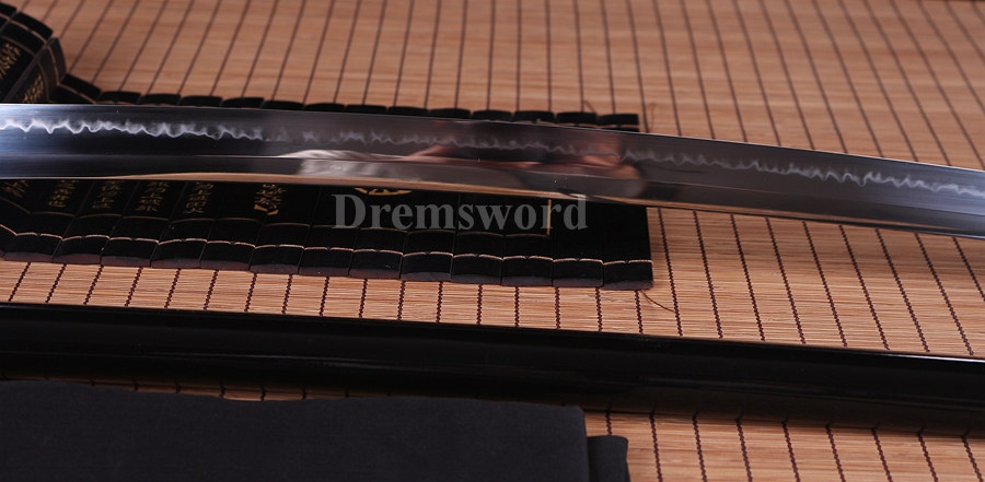 hand forge T10 steel Clay tempered Choji hamon katana japanese samurai sword full tang razor sharp.