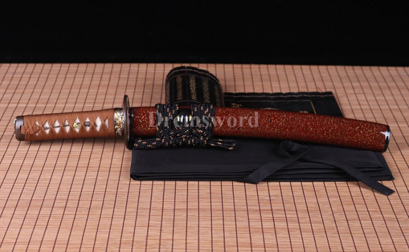 Samurai Katana Sword Clay Tempered T10 Steel Real Hamon Razor Sharp Battle