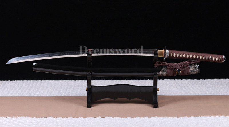 hand forge T10 steel Clay tempered Choji hamon sharp katana japanese samurai sword full tang.