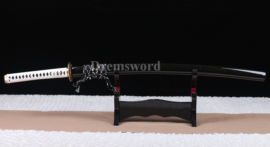 High quality Clay tempered T10 steel katana japanese samurai sword full tang razor sharp battle ready.