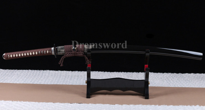 hand forge T10 steel Clay tempered Choji hamon sharp katana japanese samurai sword full tang.