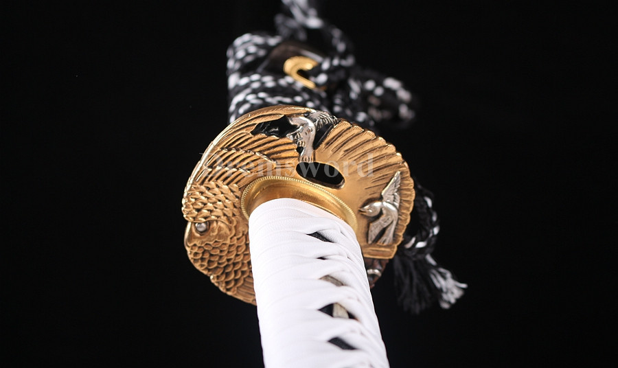 High quality Clay tempered T10 steel katana japanese samurai sword full tang razor sharp battle ready.