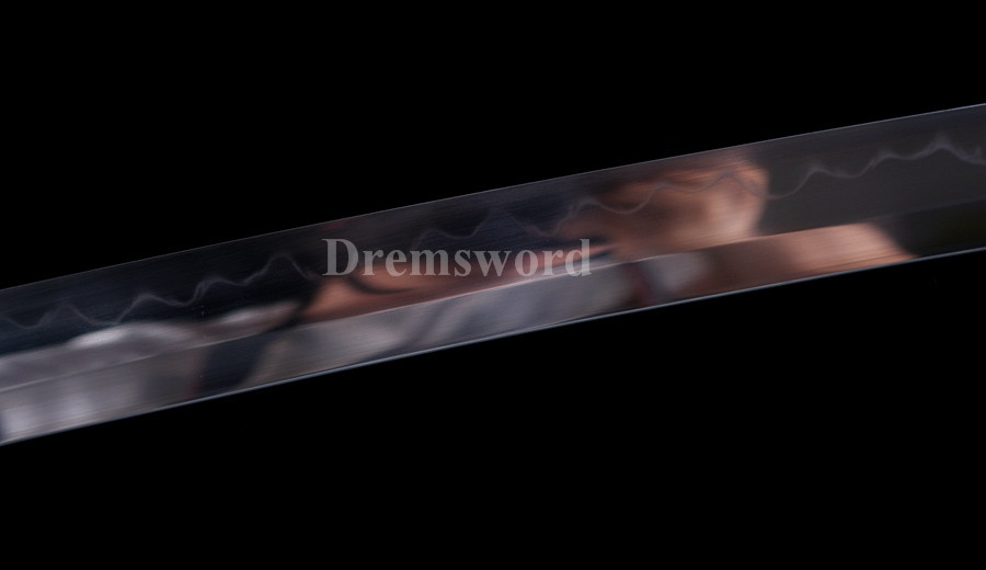 High quality Clay tempered T10 steel katana japanese samurai sword full tang razor sharp battle ready.