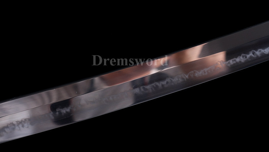 hand forge T10 steel Clay tempered Choji hamon sharp katana japanese samurai sword full tang.