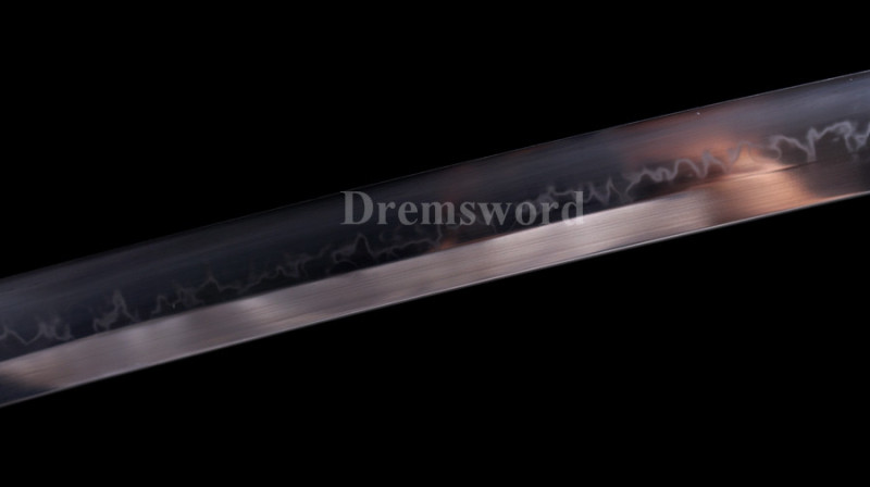 High quality Choji hamon Clay tempered T10 steel katana japanese samurai sword full tang razor sharp.