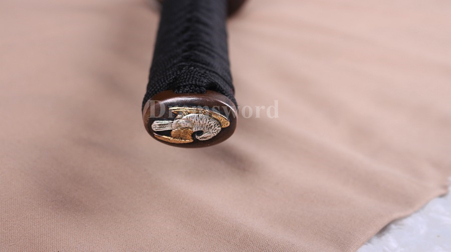 Clay tempered 火焰 Choji hamon T10 steel katana japanese samurai sword full tang sharp battle ready.