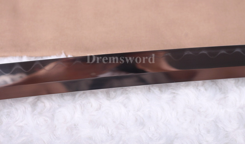 High quality Clay tempered T10 steel tanto japanese samurai sword full tang sharp.