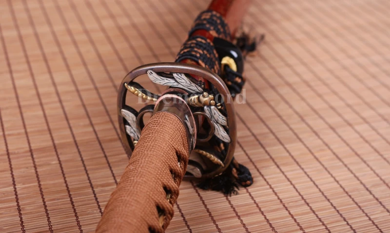 High quality Clay tempered T10 steel tanto japanese samurai sword full tang sharp.
