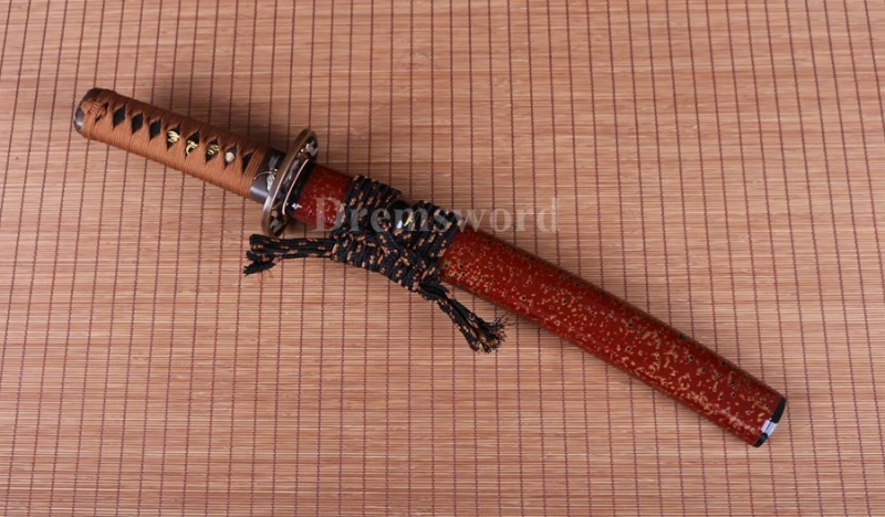 High quality Clay tempered T10 steel tanto japanese samurai sword full tang sharp.