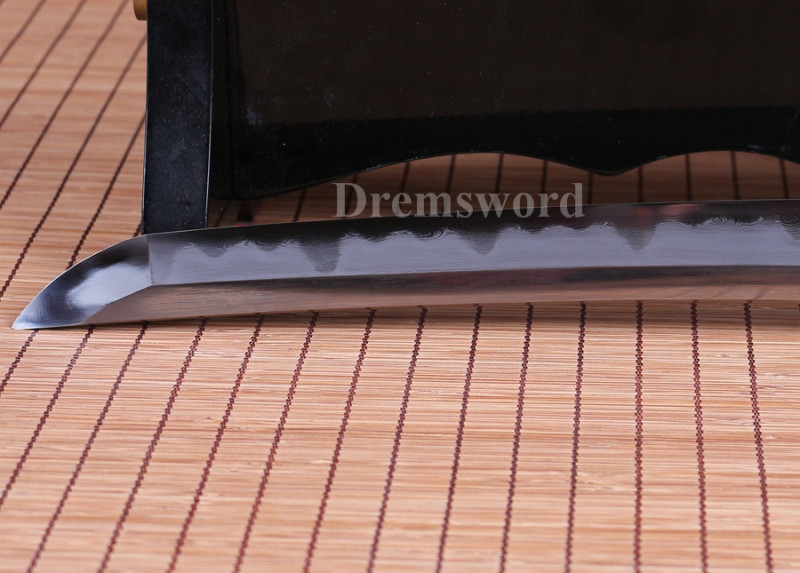 Clay tempered Folded Steel Hazuya Polish katana Japanese Samurai Sword Razor Sharp.