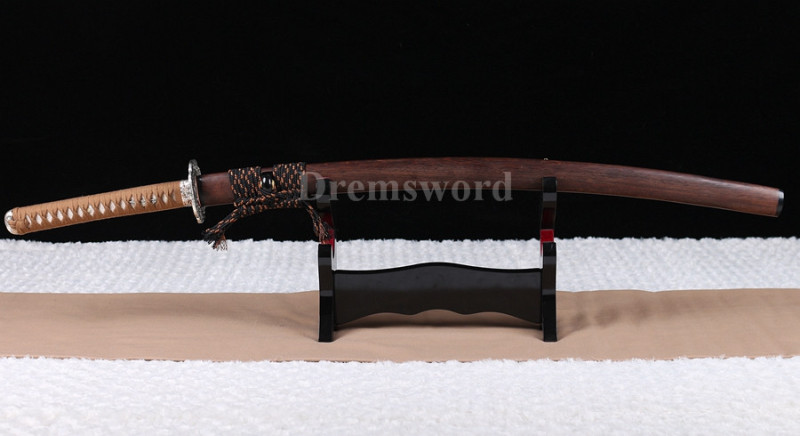 Hand forge Clay Tempered Folded Steel katana Japanese samurai Sword full tang battle ready Sharp.