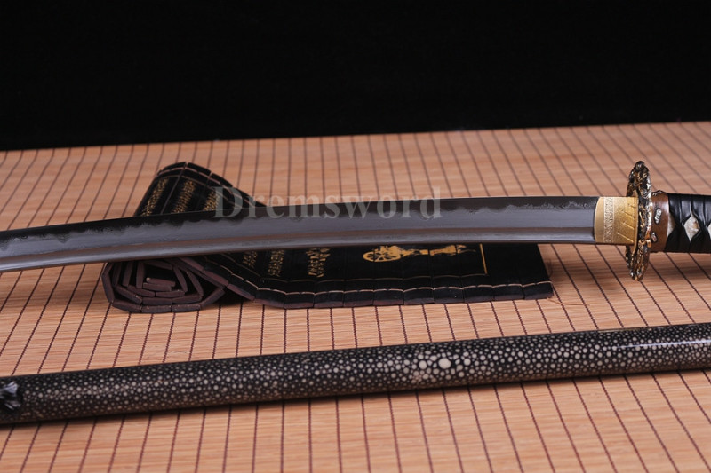 Clay tempered Folded Steel Hazuya Polish katana Japanese Samurai Sword battle ready Razor Sharp.